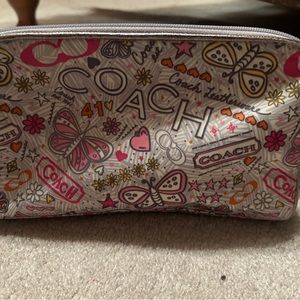 Coach make up bag